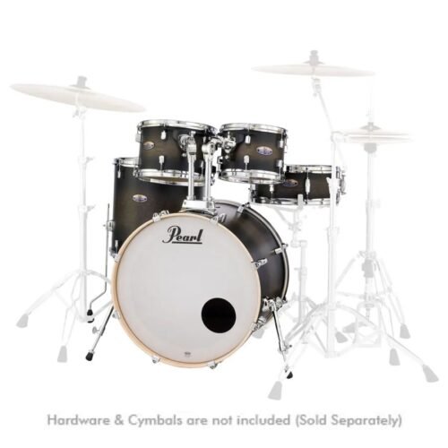 Pearl Drum Set, DMP, 5 Pcs, Hybrid Shell Pack -Satin Black Burst DMP925SP/C (262)