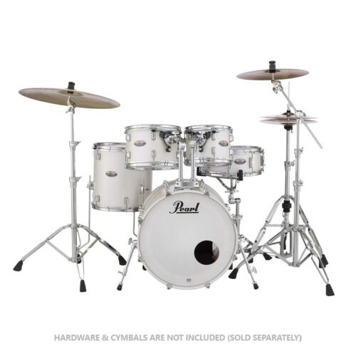 Pearl Drum Set, DMP, 5 Pcs, Hybrid Shell Pack -White Satin Pearl DMP925SP/C (229)
