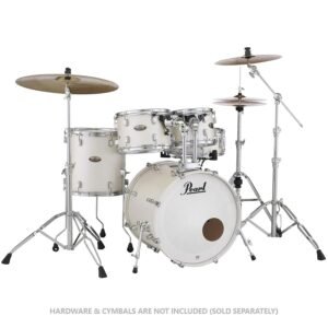 Pearl Drum Set, DMP, 5 Pcs, Hybrid Shell Pack -White Satin Pearl DMP925SP/C (229)