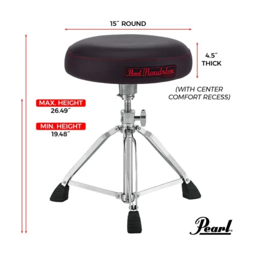 Pearl Drum Throne D-1500 (2) Pearl Drum Throne D-1500