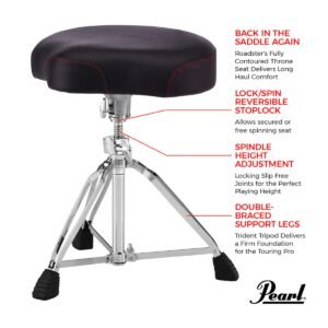 Pearl Drum Throne D-3500 (3) Pearl Drum Throne D-3500
