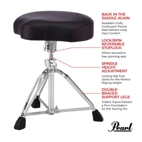 Pearl Drum Throne D-3500 (3) Pearl Drum Throne D-3500