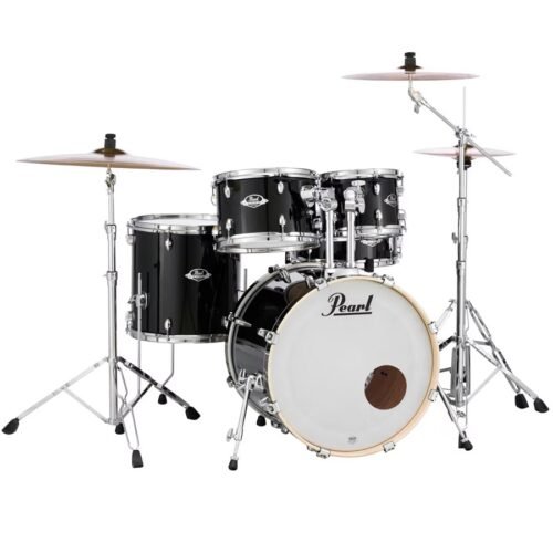 Pearl Export EXX725SPN-C 5-Pieces Acoustic Drum Shell Pack - Jet Black 31 (2) Pearl Export EXX725SPN-C 5-Pieces Acoustic Drum Shell Pack - Jet Black 31