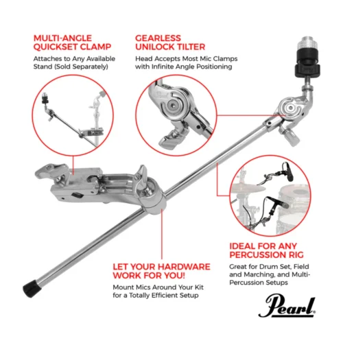 Pearl MH-70A Clamping Boom Microphone Holder