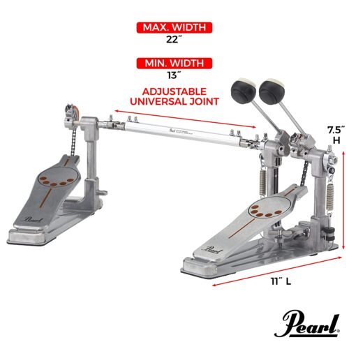 Pearl P-932 Demonator Double Bass Drum Pedal (3) Pearl P-932 Demonator Double Bass Drum Pedal