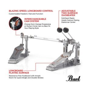 Pearl P-932 Demonator Double Bass Drum Pedal (4) Pearl P-932 Demonator Double Bass Drum Pedal