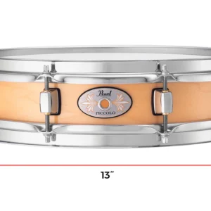 Pearl Snare Drum, Maple Shell, 13"(33.02 cm) x 3"(7.62 cm) M1330 (114)