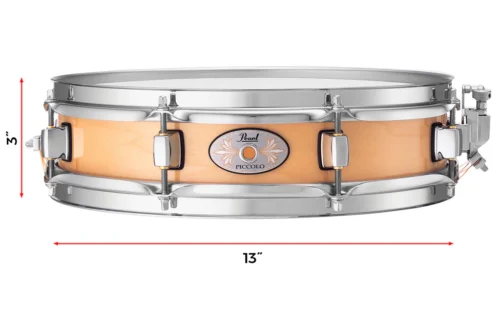 Pearl Snare Drum, Maple Shell, 13"(33.02 cm) x 3"(7.62 cm) M1330 (114)
