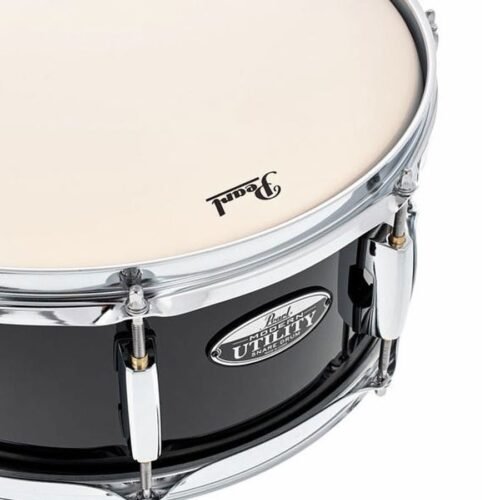 Pearl Snare Drum,  Modern Utility 6-Ply Maple, 14"(36cm) x 5.5"(14cm) -Satin Black MUS1455M (227)