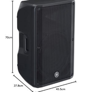 6a703f16158a203e2aca88545b59030d622180a623c016b42c236.jpg Yamaha DBR15 465W Black Speaker – Universal 2-way, Ceiling-Mountable, Floor, Wall Mountable, Built-in, 465 W, 1000 W