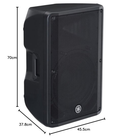 6a703f16158a203e2aca88545b59030d622180a623c016b42c236.jpg Yamaha DBR15 465W Black Speaker – Universal 2-way, Ceiling-Mountable, Floor, Wall Mountable, Built-in, 465 W, 1000 W