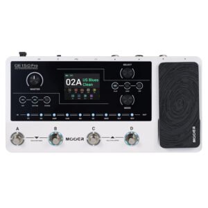 6a7048c26365c1973172f0c90652a1e5a151bd2b6bfeedc0a99af.jpg MOOER GE150 Pro Guitar Amp Modelling Multi Effects, Reverb, Delay, Looper Drum with 4 Footswiches, Expression Pedal, USB OTG Live Recording, MNRS GNR and GIR Loader