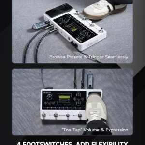 6a7048c5f23f53db0e978fddd2afbfd7c879457591ad37c56800a.jpg MOOER GE150 Pro Guitar Amp Modelling Multi Effects, Reverb, Delay, Looper Drum with 4 Footswiches, Expression Pedal, USB OTG Live Recording, MNRS GNR and GIR Loader