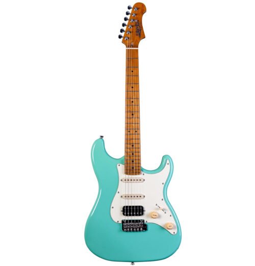 6a704a45ce2df8c5aa194df24e9ea979def4141a802d5df3fd280.jpg JS400 SFG Strat Guitar, HSS Alnico pickups, solid basswood body, 22 frets roasted maple neck, 2 point tremolo