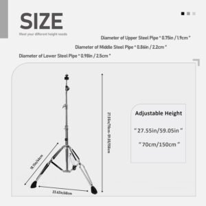Clapbox Straight Cymbal Stand CYM-08, Heavy Duty Clapbox Straight Cymbal Stand CYM-08, Heavy Duty