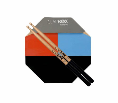 Clapbox Multipad Drum Practice Pad With Drum Sticks