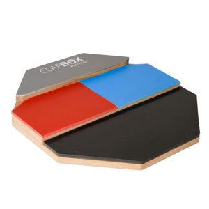 Clapbox Multipad Drum Practice Pad - 4 Different surfaces, 12 inches (Practice Pad Only)