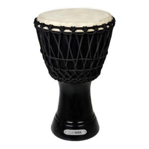 Clapbox Djembe - Mango Wood (10 Inches, Black) Clapbox Djembe - Mango Wood (10 Inches, Black)