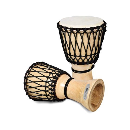 6a71a951d942df318d08771e3d100fc78365489a852bd20e9f4d1.jpg Clapbox Djembe - Mango Wood (10 Inches, Black)