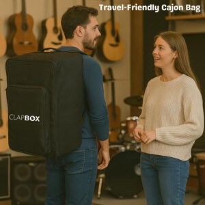 6a71aa153e0d0df5e29d56cb98b6e24c6e4447fe0c8b63102cb63.jpg Clapbox Standard Size Cajon Carry Bag – 10mm Padded