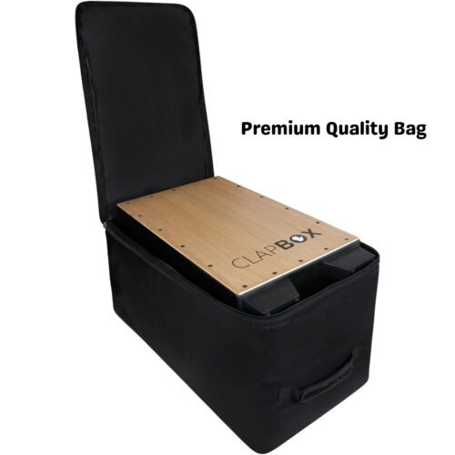 6a71aa15d9c40d1f9a3cfb0ac1fa342ad9e32b9582f758e01bcb2.jpg Clapbox Standard Size Cajon Carry Bag – 10mm Padded