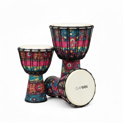 6a71aa573f47752cd408f65f61a45960d9947dc0d3a5869f40f70.jpg Clapbox DB-100 Rope Tuned Fiber Djembe Drum (10-Inch, Pink)