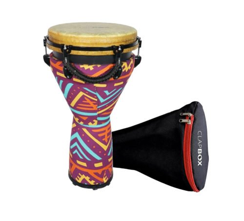 6a71aab5bb1d409e7ca76ad33923cbca70d0002b76903f6e7349f.jpg Clapbox DB-104 Machine Head Tuned Djembe Drum (12-Inch)