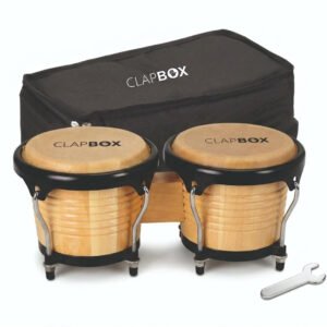 6a71aad4a105a07e8f49dcb2cf9f1c37dbda2398eb1bec488775d.jpg Clapbox ZHB-100 Professional Bongo Drums – Natural Finish