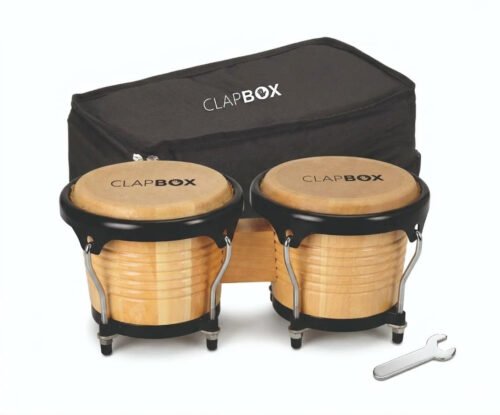 6a71aad4a105a07e8f49dcb2cf9f1c37dbda2398eb1bec488775d.jpg Clapbox ZHB-100 Professional Bongo Drums – Natural Finish
