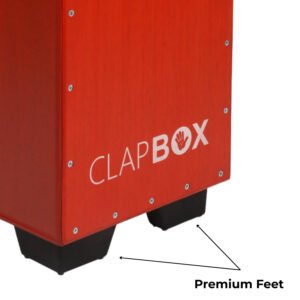 Clapbox CB40 Yellow Cajon – Oak Wood with 3 Adjustable Internal Snares