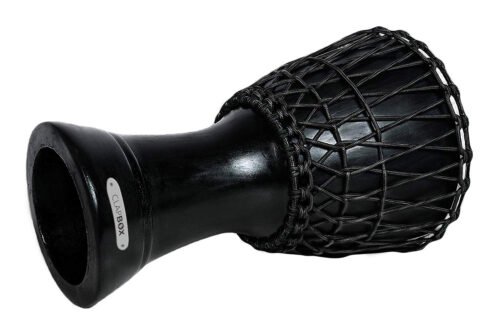 Clapbox Djembe - Mango Wood (12 Inches, Black)