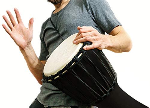 Clapbox Djembe - Mango Wood (12 Inches, Black)