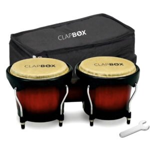 6a71b979c382995033423d4f2ee65da4c0732ddceca141c96d031.jpg Clapbox ZHB-108S 6" & 7" Bongo Drums with Bag & Tuning Key