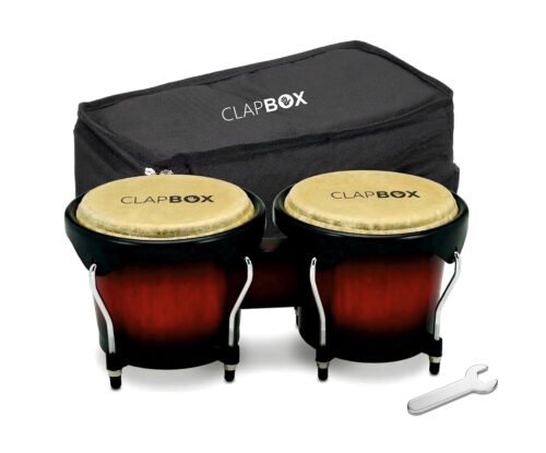 6a71b979c382995033423d4f2ee65da4c0732ddceca141c96d031.jpg Clapbox ZHB-108S 6" & 7" Bongo Drums with Bag & Tuning Key