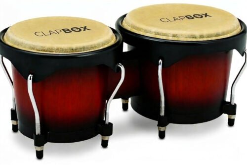 6a71b97c448e67c301a44d349e5fecc1461fdbd1e456cb7bbbf8b.jpg Clapbox ZHB-108S 6" & 7" Bongo Drums with Bag & Tuning Key