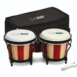 6a71ba428b9d620069484d812c8e9d2abcf9f36bf83eb92c7cead.jpg Clapbox ZHB-108A 6" & 7" Bongo Drums with Bag & Tuning Key