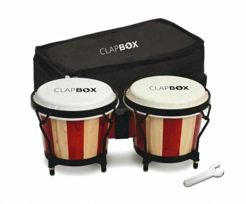 6a71ba428b9d620069484d812c8e9d2abcf9f36bf83eb92c7cead.jpg Clapbox ZHB-108A 6" & 7" Bongo Drums with Bag & Tuning Key