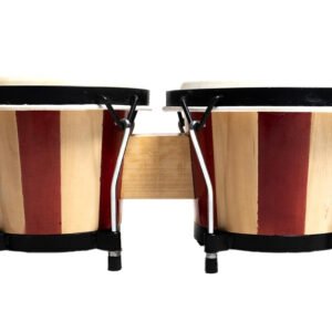 6a71ba44ef195fd751f89858c7a6d4da2f1d2630f7c718a1ce3c7.jpg Clapbox ZHB-108A 6" & 7" Bongo Drums with Bag & Tuning Key