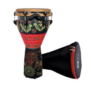 6a71ba7fd5ea0ea13b2e2a9736e5a507585030e656c1f261bbd78.jpg Clapbox DB-105 Rope Tuned Djembe Drum (12-Inch) with Carry Bag