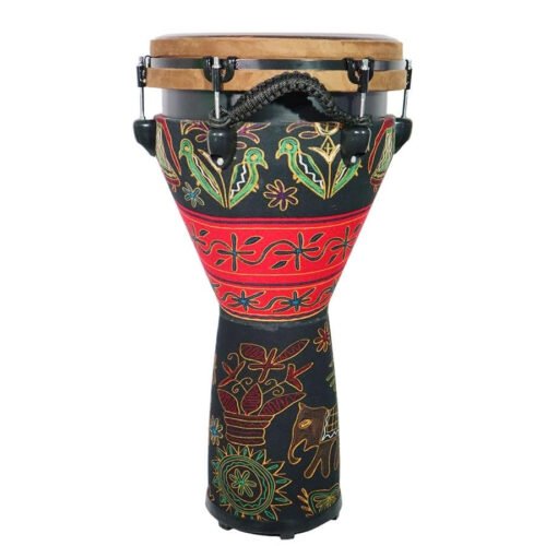 6a71ba8142000764ad94176d6b1233c8e74bd5364cc561c0370a8.jpg Clapbox DB-105 Rope Tuned Djembe Drum (12-Inch) with Carry Bag