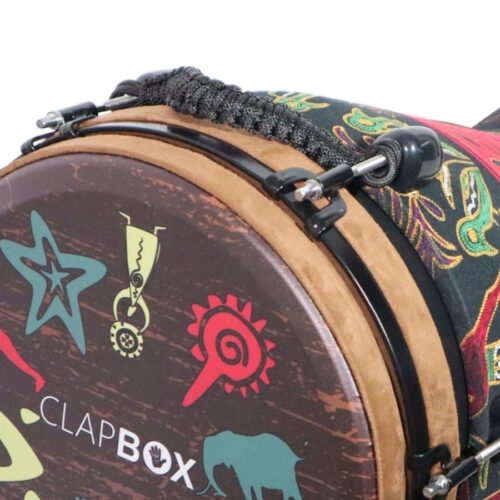 6a71ba81d3b902e393bf9d426c9868cc7e6aba0231a9e1fb17950.jpg Clapbox DB-105 Rope Tuned Djembe Drum (12-Inch) with Carry Bag