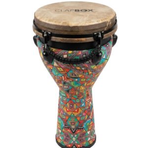 6a71c3d0100d1b814c01dbacf9e512770244a1e9913702fdb67c5.jpg Clapbox DB-106 10" Djembe Drum – Fiber Skin, Machine Head Tuning & Bag