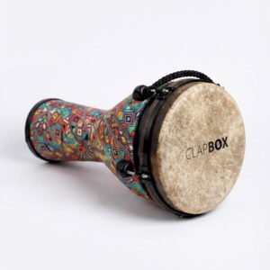 6a71c3d22652a1681c71e223fffdb68c54ae39d51e6ddd4b2689e.jpg Clapbox DB-106 10" Djembe Drum – Fiber Skin, Machine Head Tuning & Bag