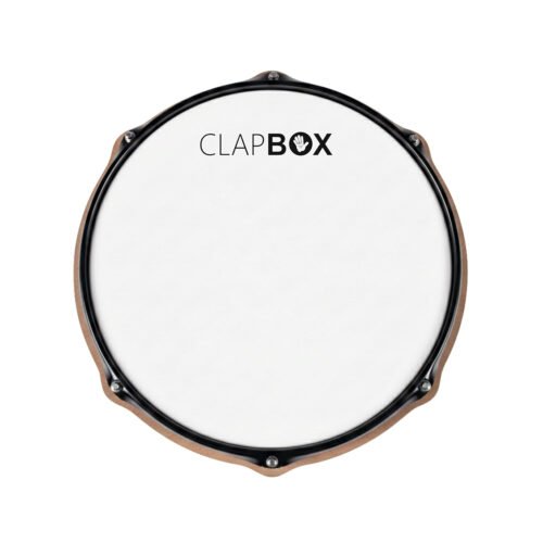 Clapbox 12" Rudiment Practice Pad with Drum Ring – Pad Only