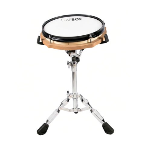 Clapbox 12" Rudiment Practice Pad with Drum Ring – Pad Only