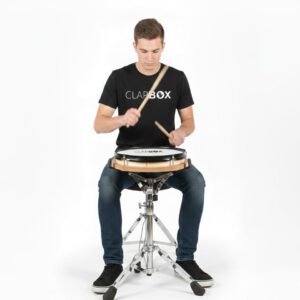 Clapbox 12" Rudiment Practice Pad with Drum Ring – Pad Only