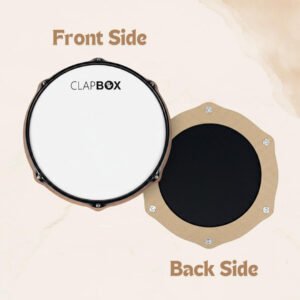 Clapbox 12" Rudiment Practice Pad with Drum Ring – Pad Only