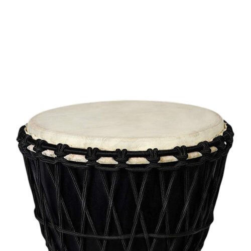 Clapbox Black Djembe Drum – 14-Inch Mango Wood