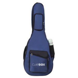Clapbox Acoustic Guitar Bag (Blue) – Waterproof & Padded Gig Bag with Multiple Pockets