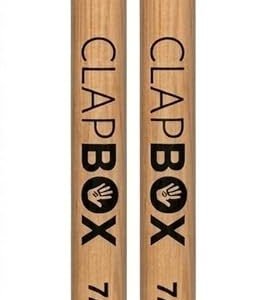 Clapbox 7A Maple Drum Sticks with Anti-Slip Grip (Yellow) – One Pair Clapbox 7A Maple Drum Sticks with Anti-Slip Grip (Yellow) – One Pair